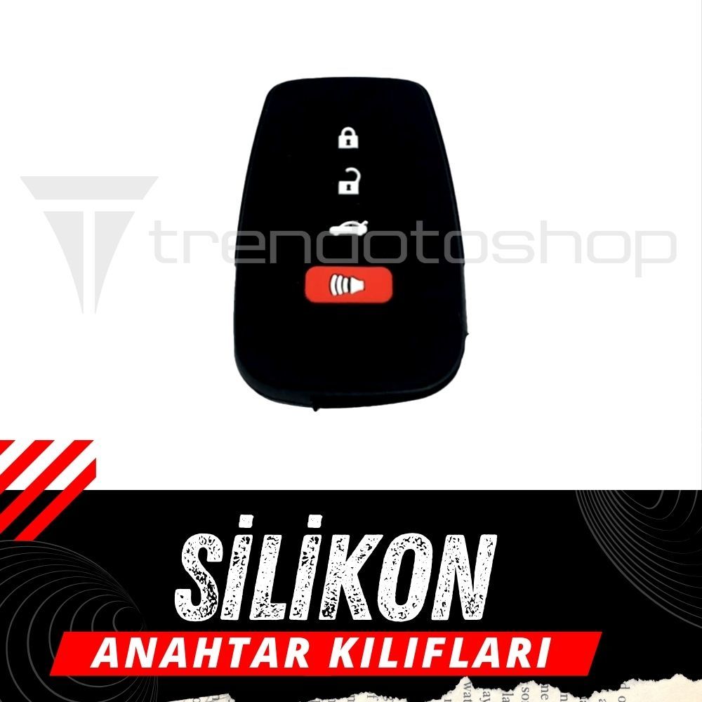Toyota Corolla Chr Rav4 Silikon Anahtar Kılıfı