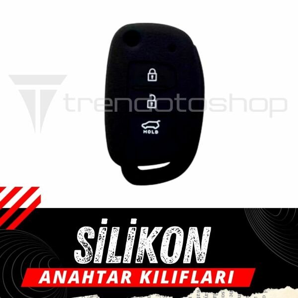 Hyundai i 20 - i 30 Silikon Anahtar Kılıfı