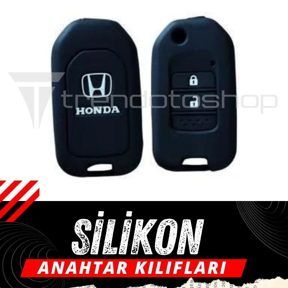 Honda 2 Buton Sustali Civic Accord Jazz Crv Silikon Anahtar Kılıfı