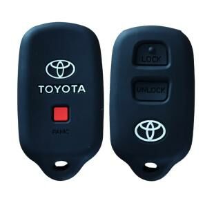 Toyota Corolla Silikon Anahtar Kılıfı Siyah 2003-2008