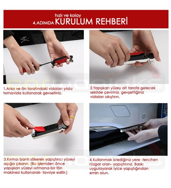 18W Gündüz Farı 8 Led Rüzgar Enerjili Kablosuz 2'li Set