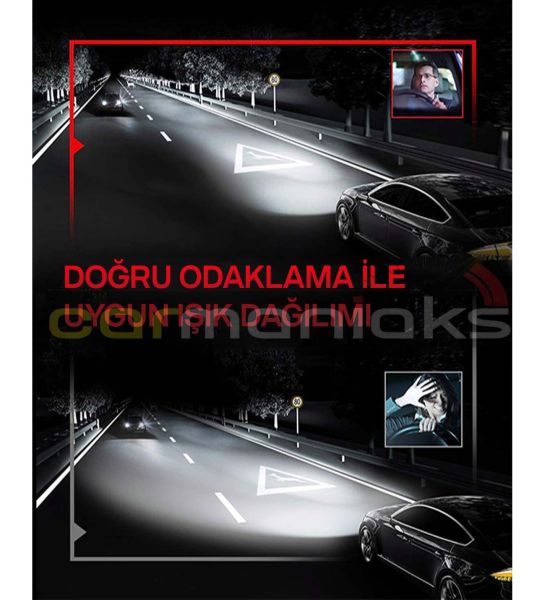 Vision Plus GİA H4 CSP Led Xenon Far Ampulü 64W 7200 LM