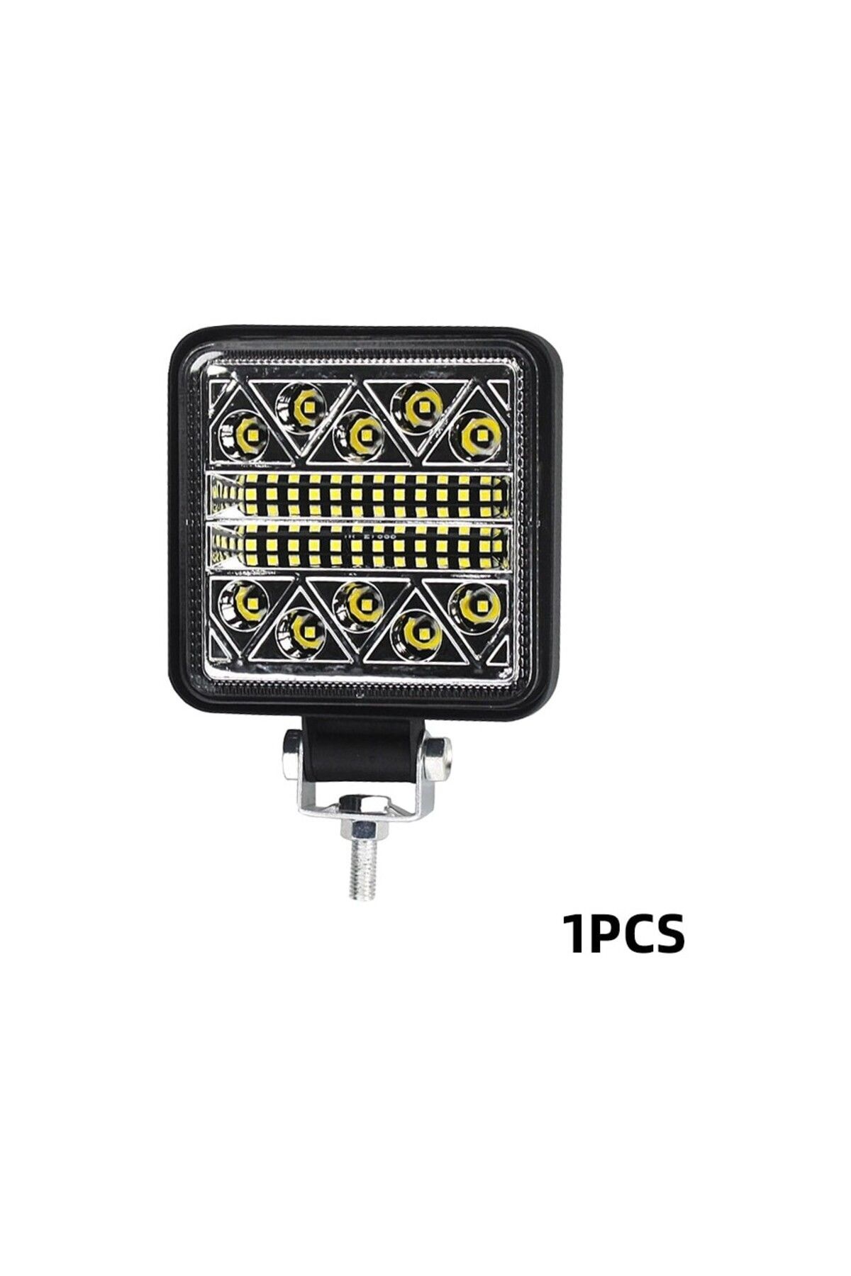 Angel Çakarlı Turuncu Beyaz Gündüz Ledi Beyaz Renk Çalışma Lambası 10 Led
