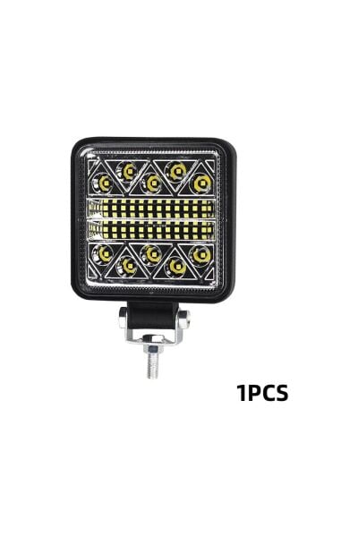 Angel Çakarlı Turuncu Beyaz Gündüz Ledi Beyaz Renk Çalışma Lambası 10 Led