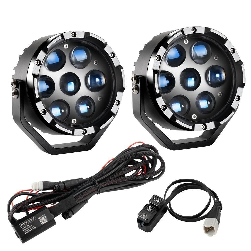 Diamond 7DTPX / HL X2 240 Watt Motorsiklet Led Sis Farı Takım
