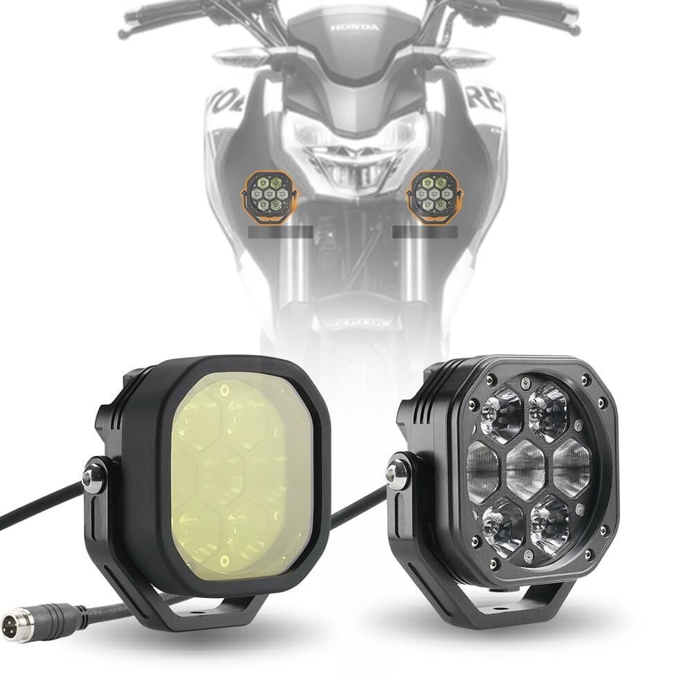 Elite TPX2 Dimmer Ayarlı CNC 140 Watt Motorsiklet Led Sis Farı Takım