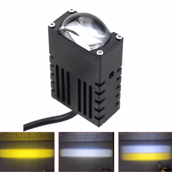 Super Slim Led Projektör Sarı Beyaz 40 W Motosiklet Sis Far Takımı